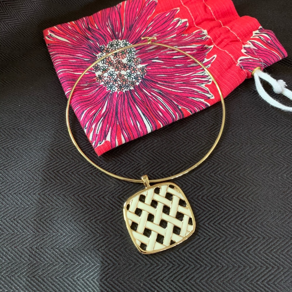 Lilly Pulitzer Gold and Enamel Necklace